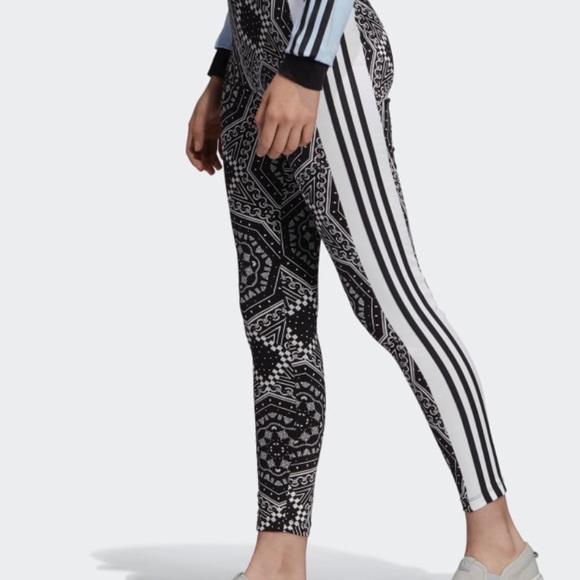 Adidas 3 Stripe Leggings - Picture 3 of 6
